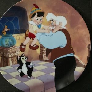 Disney Pinocchio Collectors Plate "A Real Boy"